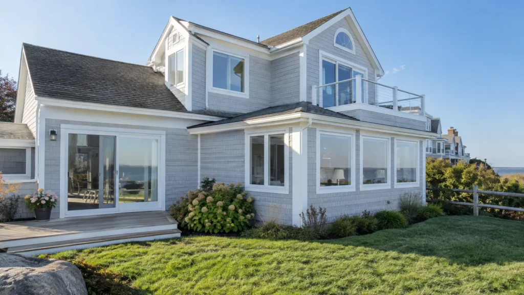 New window and door replacement on a coastal home in Ocean City MD